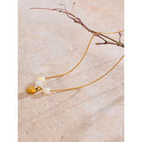 Zoe Shell Heart Pendant – Chic & Trendy Necklace for Women | Huna Jewelry