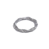 Aubrey Thin Textured Ring – Minimalist & Elegant Everyday Jewelry | Huna Jewelry