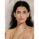 Blake Cross Drop Earrings – Delicate, Chic & Stylish Dangle | Huna Jewelry
