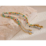 Zoey Beaded Bracelet – Dainty & Colorful Stackable Jewelry | Huna Jewelry