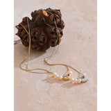 Millie Pearl & Heart Necklace – Simple & Classic Love Pendant | Huna Jewelry