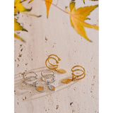 Noemi Leaf Cuff Earrings – Stylish No-Piercing Jewelry | Huna Jewelry