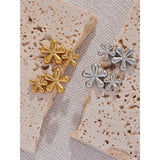 Dani Floral Stud Earrings – Timeless & Rust-Resistant Jewelry | Huna Jewelry