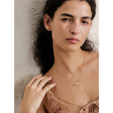 Ginny Butterfly Pendant – Dainty Gold Necklace with Zirconia Stones | Huna Jewelry