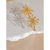 Fleur Firework Stud Earrings – Dazzling & Unique Piece | Huna Jewelry