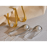 Della Pearl U Drop Earrings – Hypoallergenic & Elegant Design | Huna Jewelry