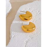 Aura Gold Earrings – Unique, Modern & Tarnish-Free Jewelry | Huna Jewelry