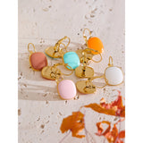 Isla Square Colored Earrings – Bold & Trendy Statement Jewelry | Huna Jewelry