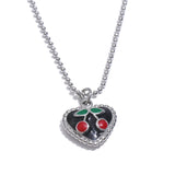 Sophie Cherry Heart Pendant Necklace – Cute & Romantic Jewelry | Huna Jewelry