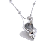 Willow Conch Pendant Necklace – Elegant Coastal Inspired Jewelry | Huna Jewelry