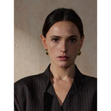 Kirsten Double Heart Drop Earrings – Romantic Chic with Modern Shine | Huna Jewelry