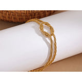 Zaylee Knotted Chain Bracelet – Unique & Dainty Statement Jewelry | Huna Jewelry