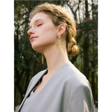 Jesse Leaf Drop Earrings – Hypoallergenic & Waterproof Jewelry | Huna Jewelry
