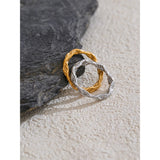 Aubrey Thin Textured Ring – Minimalist & Elegant Everyday Jewelry | Huna Jewelry