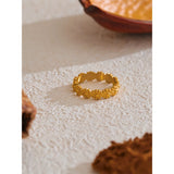 Emery Floral Ring – Waterproof & Elegant Everyday Jewelry | Huna Jewelry