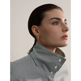 Mila Irregular Stud Earrings – Minimalist & Rust-Proof Smooth Design | Huna Jewelry