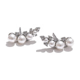 Bonnie Pearl Stud Earrings – Dainty, Elegant & Timeless Jewelry | Huna Jewelry