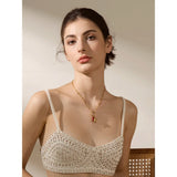 Anita Red Chili Heart Cool Necklace – Trendy Charm Pendant Jewelry | Huna Jewelry