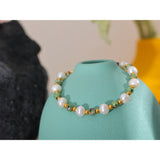 Magdalena Beaded Freshwater Pearl Bracelet – Elegant & Timeless | Huna Jewelry