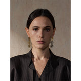 Camryn Floral Drop Earrings – Trendy Waterproof Statement Jewelry | Huna Jewelry