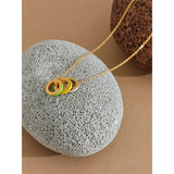 Grace Colored Circle Pendant Necklace – Stylish Removable Jewelry | Huna Jewelry
