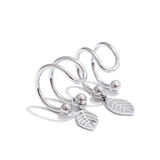 Noemi Leaf Cuff Earrings – Stylish No-Piercing Jewelry | Huna Jewelry