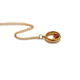 Brooke Round Pendant with Heart – Unique & Elegant Necklace  | Huna Jewelry