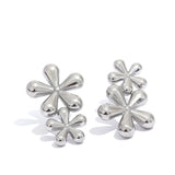 Dani Floral Stud Earrings – Timeless & Rust-Resistant Jewelry | Huna Jewelry