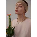 Charlotte Snake Chain Necklace – Elegant Gold Choker with Zircon Charms | Huna Jewelry