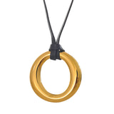 Zay Round Pendant Necklace – Trendy & Minimalist Jewelry | Huna Jewelry