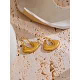 Mae Ladies Bag Shape Drop Earrings – Playful Fashion Accessory | Huna Jewelry