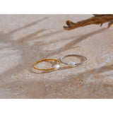 Darcy Pearl Ring – Delicate & Minimalist Elegant Jewelry | Huna Jewelry