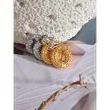 Palmer Chunky Hoop Earrings – Vintage & Waterproof Jewelry | Huna Jewelry