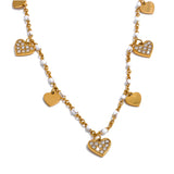 Ella Heart Drop Necklace – Dainty & Waterproof Jewelry for Women | Huna Jewelry