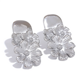 Marceline Flower Earrings – Unique & Chic Statement | Huna Jewelry