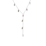 Kaori Leaves Drop Y Necklace – Elegant & Minimalist Jewelry | Huna Jewelry
