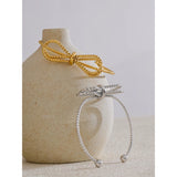 Winnie Bow Knot Cuff Bracelet – Dainty & Tarnish-Resistant Jewelry | Huna Jewelry