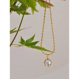 Celia Moonlight Stone Pendant Necklace – Elegant & Timeless Jewelry | Huna Jewelry