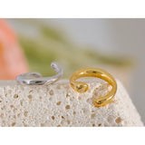 Kinsley Minimalist Cuff Sterling Silver Earrings – Non-Pierced & Tarnish-Free Jewelry | Huna Jewelry