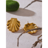 Amadi Oyster Shell Earrings – Classic & Elegant Jewelry | Huna Jewelry