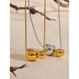 Hattie Bead Pendant Necklace – Minimalist & Elegant Jewelry | Huna Jewelry