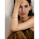 Addison Textured Bangle Bracelet – Tarnish Resistant & Stylish | Huna Jewelry