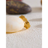 Sage Leaf Band Ring – Polished Minimalist Nature-Inspired Jewelry | Huna Jewelry