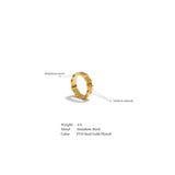 Sage Leaf Band Ring – Polished Minimalist Nature-Inspired Jewelry | Huna Jewelry