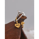 Sailor Heart Bypass Ring – Adjustable Waterproof Romantic Jewelry | Huna Jewelry