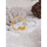 Sailor Heart Bypass Ring – Adjustable Waterproof Romantic Jewelry | Huna Jewelry