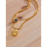 Belinda Layered Necklace – Trendy Chic Pendant Jewelry | Huna Jewelry