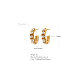 Lily Pearl Hoop Earrings – Waterproof Elegant Everyday Jewelry | Huna Jewelry