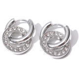 Alma Gold Floral Earrings – Elegant Nature-Inspired Jewelry | Huna Jewelry