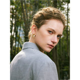 Petalia Shell Stud Earrings – Delicate Floral-Inspired Jewelry | Huna Jewelry